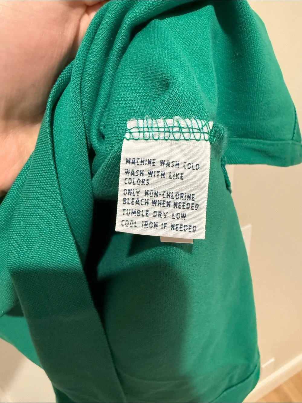 Ralph Lauren Green Polo with Purple Pony
